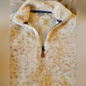 Fuzzy Leopard Pullover